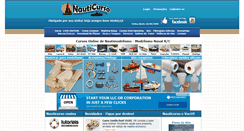 Desktop Screenshot of nauticurso.com.br